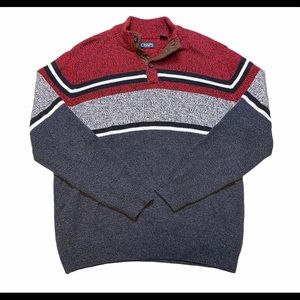 Chaps Ralph Lauren knit sweater 1/4 zip heavyweigh
